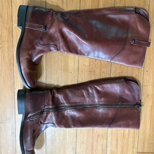 Frye Brown Leather Winter Boots